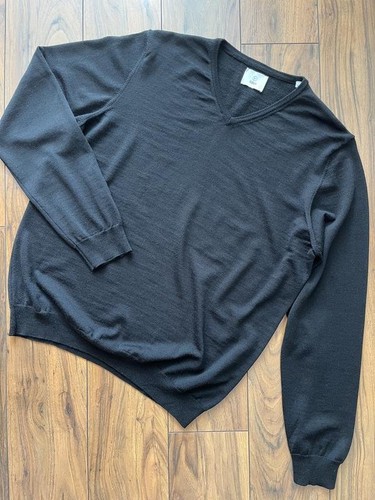Maglione uomo gant nero lana - nero,