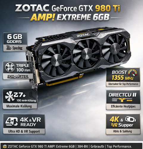 Zotac geforce gtx 980 amp - zotac,