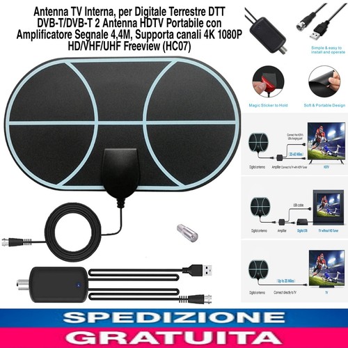 Antenna interna digitale - tv,