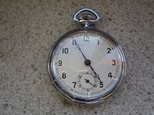 OROLOGIO DA TASCA MECCANICO IN ACCIAIO TASCABILE TASCHINO CIPOLLA ANTICA VINTAGE