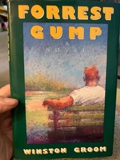 Forrest Gump book signed by Tom Hanks (bookplate0