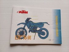 KTM 50 EXC 1998 manuale uso manutenzione originale testo inglese portoghese