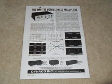 Dynaco PAS-3x Preamp Ad