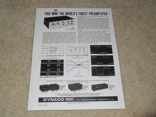 Dynaco pas preamp ad - pas-3x,
