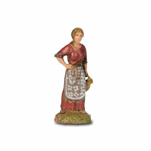 Pastore statuina donna - donna, con