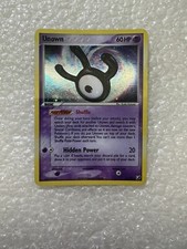 Unown W W/28 EX Unseen Forces HOLO RARE Eng Pokemon Card