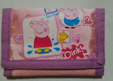 Peppa Pig con George Pig portafoglio wallet portasoldi portamonete mai usato