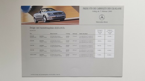 Mercedes clk cabriolets - mercedes,