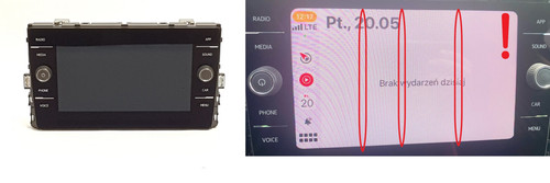 Display radio volkswagen - display,