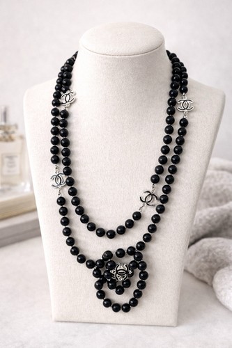 Chanel collana lunga perline - collana,