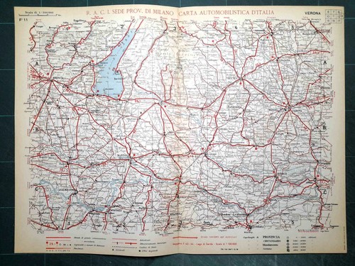 Carta geografica stradale