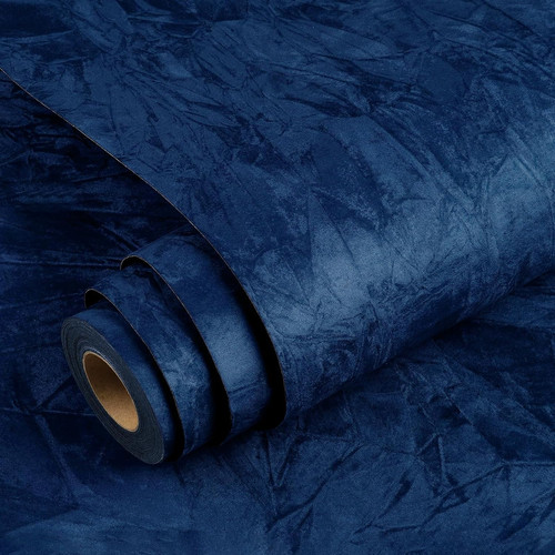 Carta parati adesiva blu - da,