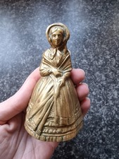 Antique Lady Bell Brass