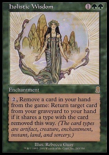 Mtg holistic wisdom - exc,
