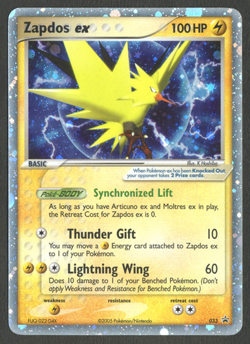 Pokémon tcg zapdos 033 - tcg:,