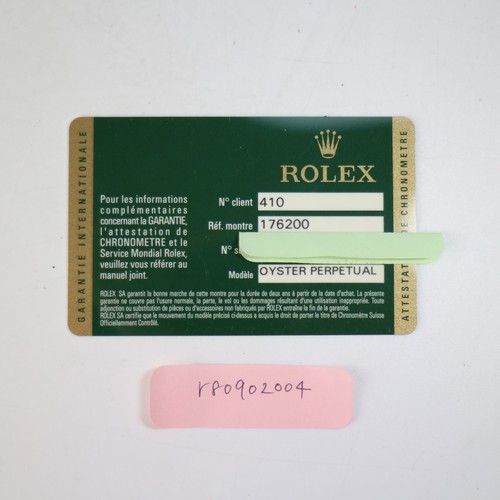 Rolex 176200 oyster perpetual - oyster,