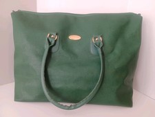 Borsa da viaggio vintage Christian Dior profumi verde smeraldo PVC grande verde