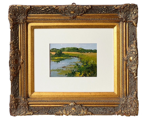 Dipinto olio con cornice