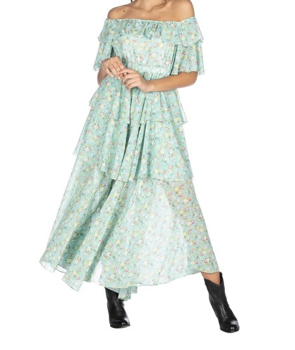 Relish vestito abito balze - relish,