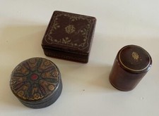 SCATOLE ANTICHE IN PELLE PER GIOIELLI  (PER NEGOZIANTI) 