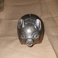 SALVADANAIO VINTAGE MAIALINO IN OTTONE MISURA CM 10X16XH9