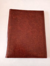 Cartellina Porta Documenti Vintage in vera pelle 32x25 cm Originale anni 80