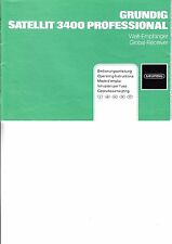 Operating Instructions -