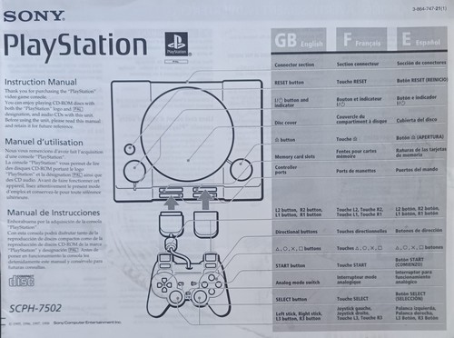 Sony playstation scph - sony, scph-7502