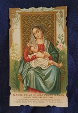 SANTINO ANTICO SANTA LEGA EUCARISTICA N.N.  MADRE DELLA DIVINA PROVVIDENZA COMO