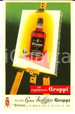 1955 ca Distillerie GROPPI Crema MILLEFIORI Tonico FILAMAR *Cartolina FG