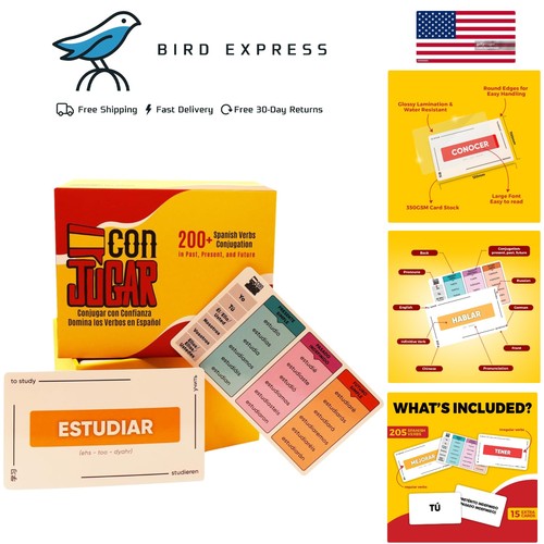 Spanish verb flashcards 200 - spanish,