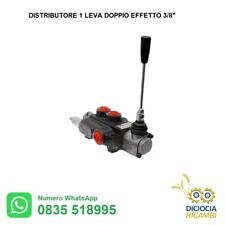 DISTRIBUTORE IDRAULICO OLEODINAMICO A 1 LEVA 3/8 DOPPIO EFFETTO 40 LT 250 BAR