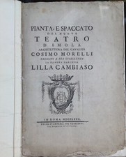 Libro 1780 Teatro Imola