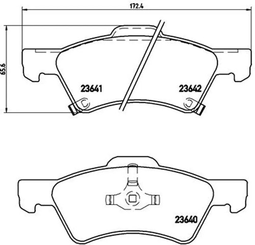 Kit pastiglie freno - , anteriore
