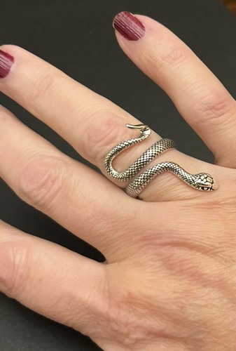 Anello serpente argento - anello,
