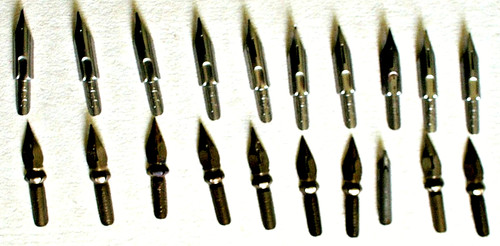 Lotto pennini varie misure - lotto, 20