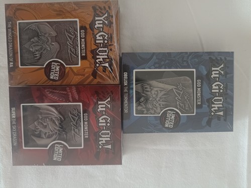 Metal card trio - yu-gi-oh!,