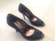 scarpe con tacco Blu