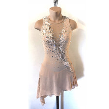 Figure Skating Dress Women Quality Irregular Skirt Kids Competition Gym Leotards