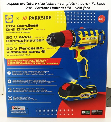 Trapano avvitatore pakside - trapano,