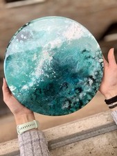 dipinto Quadro Arte Murale Parete Home Decor Arredamento Rotondo  Astratto 30