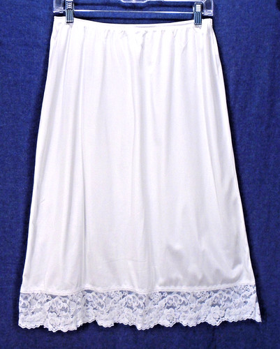 Vassarette white line nylon - white, a-line