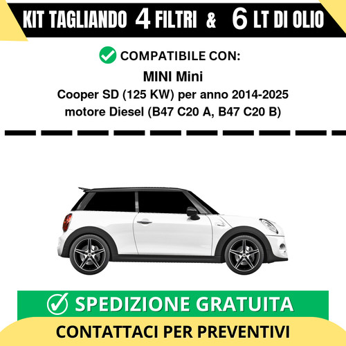 Tagliando per mini cooper - per,