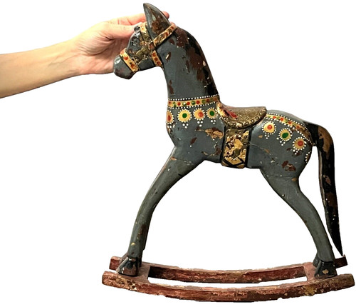 Vintage indian toy rocking - vintage,