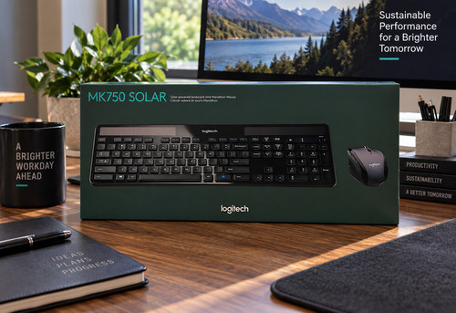Logitech mk750 tastiera solare - mk750,