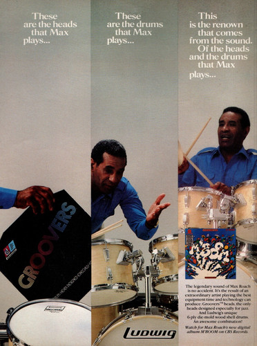 Vintage max roach ludwig - vintage,