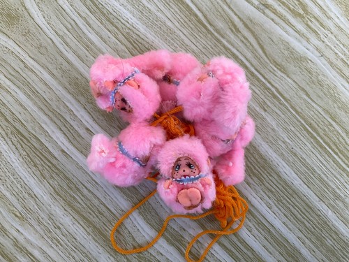 Collana vintage con - , scimmia