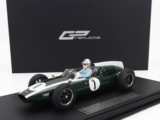 MODELLINO AUTO STATICO GP REPLICAS COOPER F1 T53 BRABHAM SILVERSTONE 1960 1/18