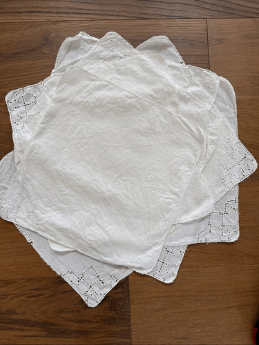 Vintage punchwork cut work - cut,