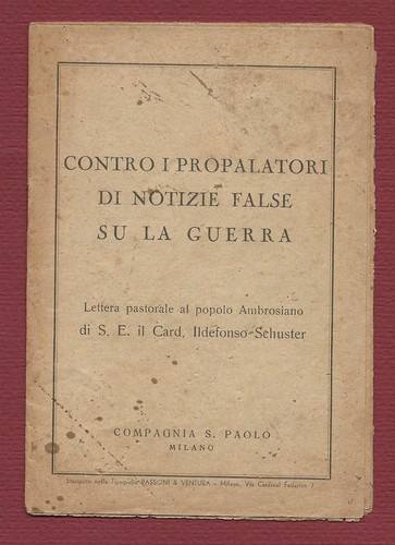 Contro propalatori di - contro, i